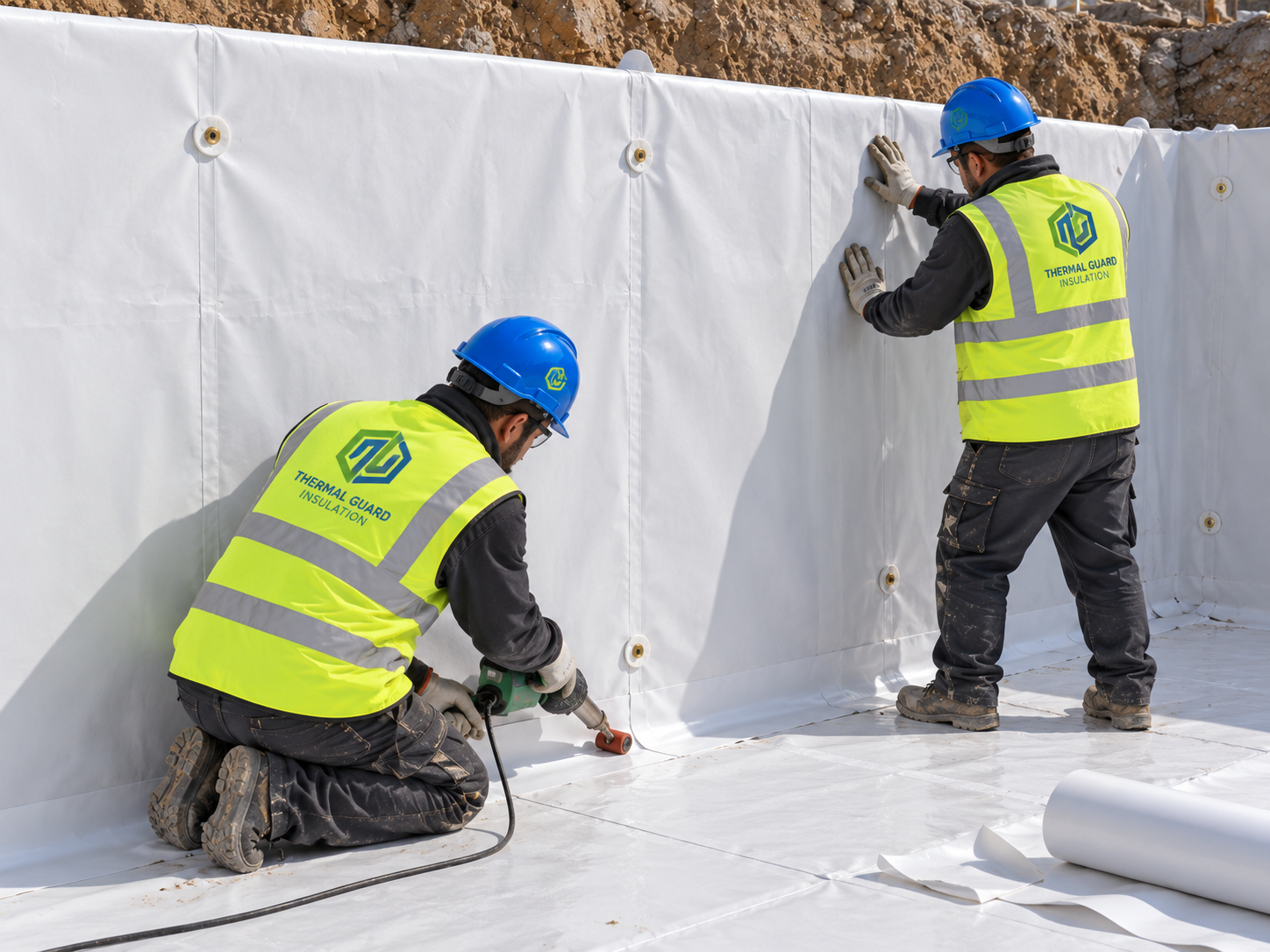 Vertical membrane detailing